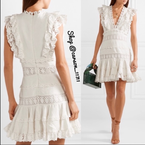 NWT Zimmermann Wayfarer Flutter Mini Dress US4 - Picture 4 of 12